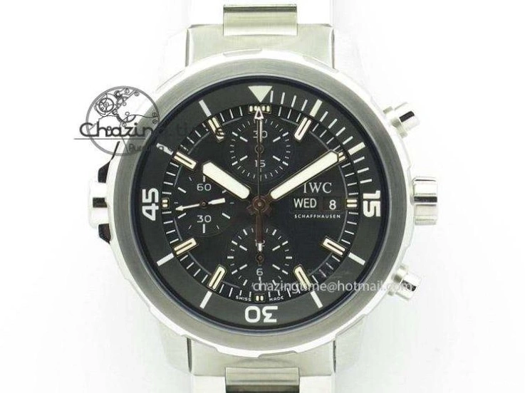 MIROTIME 1230 BestValue Mark XVIII IW328101 Black Ceramic M+F 1:1 Best Edition Blue Dial on Blue Nylon Strap A 7058